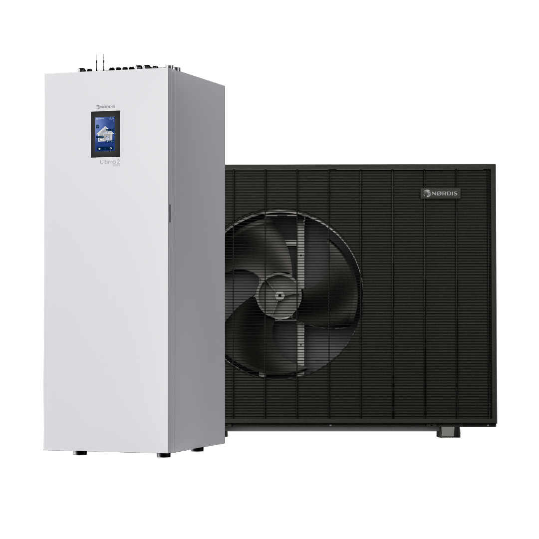 Tepelné čerpadlo NØRDIS ULTIMA 2 – 9 kW (R290, 1-fázové) + All in One (250 l TÚV)